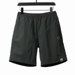 BAPE small logo nylon Short Pants gray green