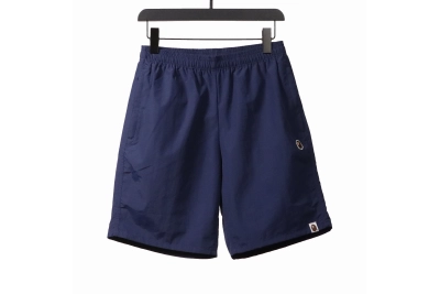 BAPE small logo nylon Short Pants navy blue 01