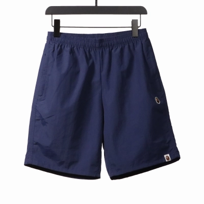 BAPE small logo nylon Short Pants navy blue 01