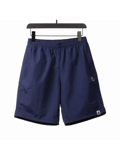 BAPE small logo nylon Short Pants navy blue 01