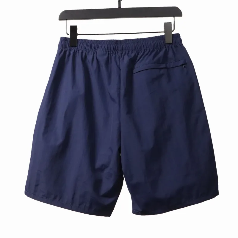 BAPE small logo nylon Short Pants navy blue
