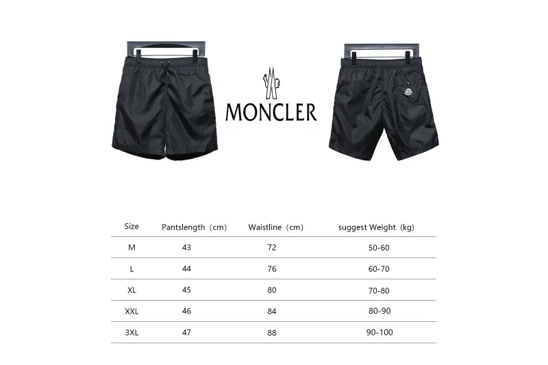 Moncler classic pocket logo woven Short Pants 1901