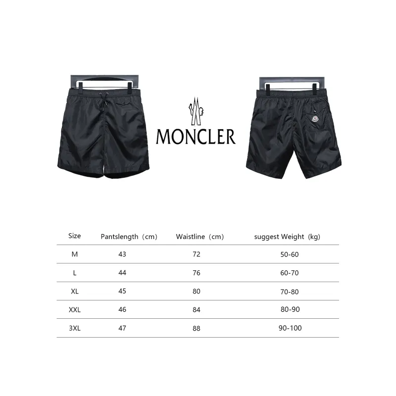 Moncler classic pocket logo woven Short Pants 1901