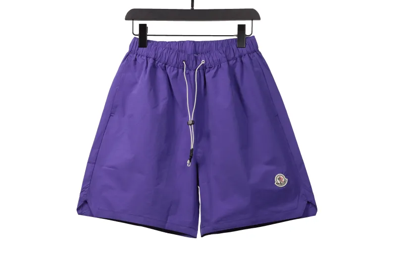 Moncler small label LOGO woven Short Pants purple