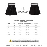  Moncler Small logo woven Short Pants black