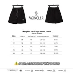 Moncler Small logo woven Short Pants black