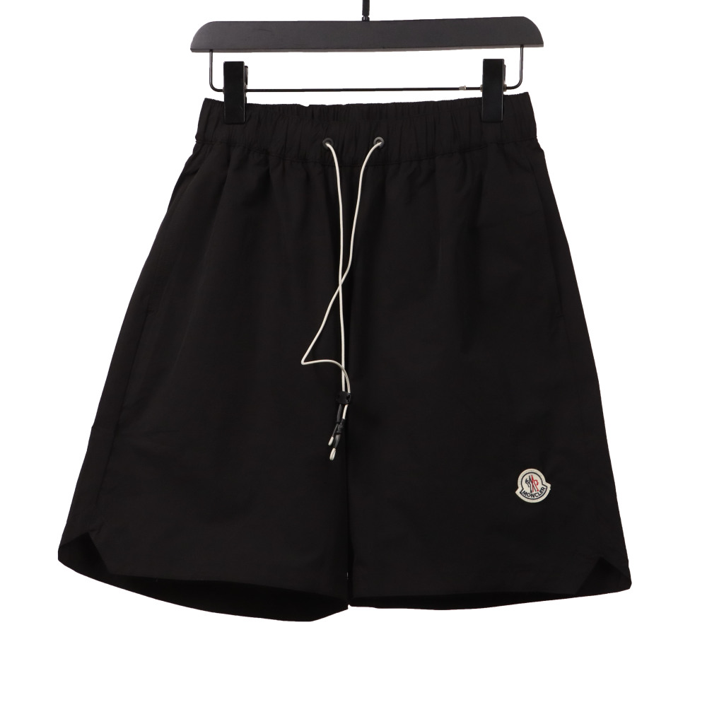  Moncler Small logo woven Short Pants black