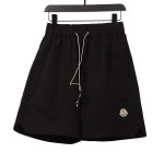  Moncler Small logo woven Short Pants black