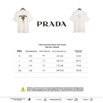  Prada chest letter pattern short sleeve 1901 T-Shirts