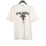  Prada chest letter pattern short sleeve 1901 T-Shirts