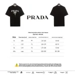  Prada chest letter pattern short sleeve 1902 T-Shirts