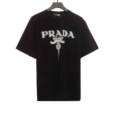 Prada chest letter pattern short sleeve 1902 T-Shirts 01