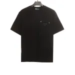  Prada chest limited fake pocket short sleeve T-Shirts 2