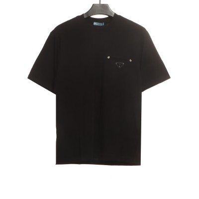 Prada chest limited fake pocket short sleeve T-Shirts 2 01