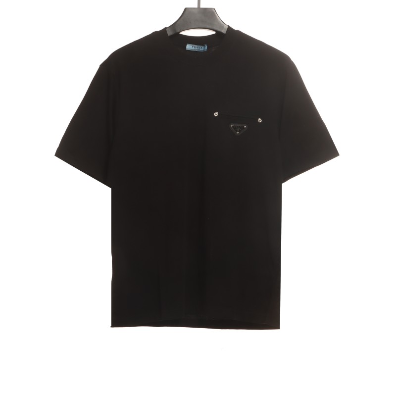Prada chest limited fake pocket short sleeve T-Shirts 2