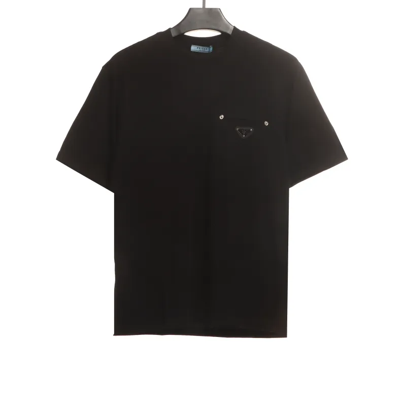  Prada chest limited fake pocket short sleeve T-Shirts 2