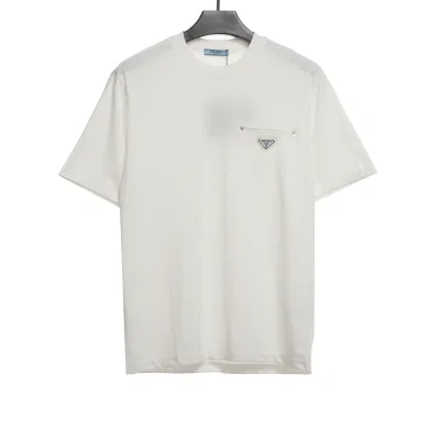  Prada chest limited fake pocket short sleeve T-Shirts 01
