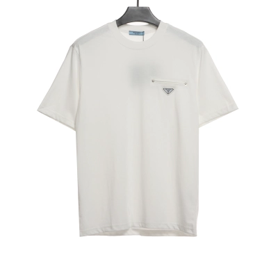  Prada chest limited fake pocket short sleeve T-Shirts 01