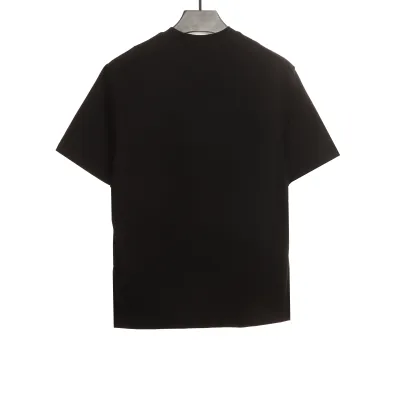  Prada chest overlapping triangle label short sleeve T-Shirts 02