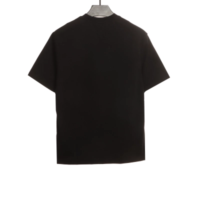Prada chest overlapping triangle label short sleeve T-Shirts 02