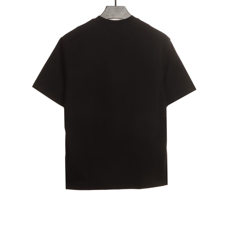 Prada chest overlapping triangle label short sleeve T-Shirts