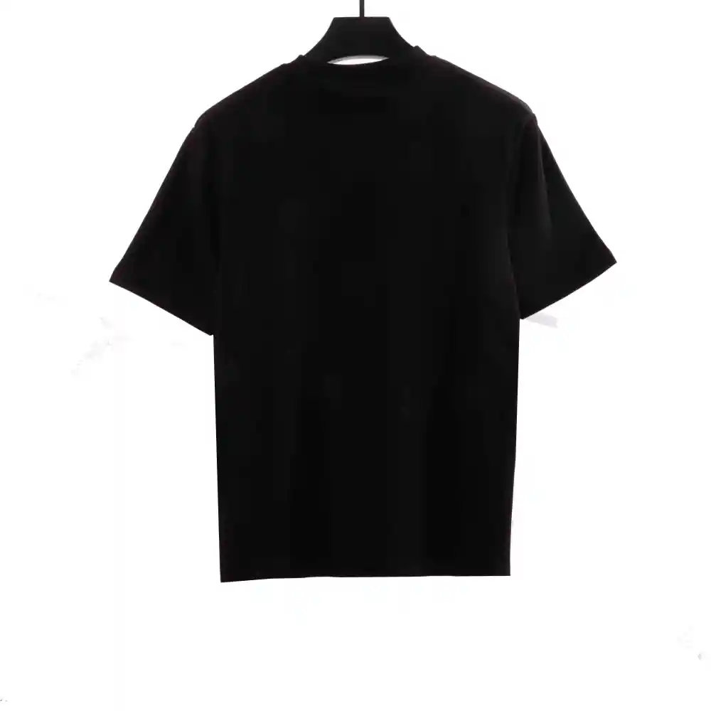 Prada collar inverted triangle short sleeve black T-Shirts