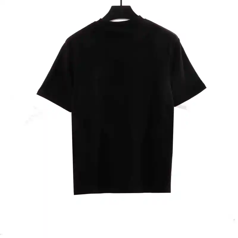Prada collar inverted triangle short sleeve black T-Shirts