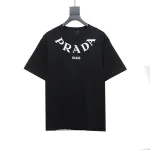  Prada collar necklace large letter short-sleeved T-shirt 1901 T-Shirts
