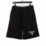  Prada embroidered logo metal triangle Short Pants