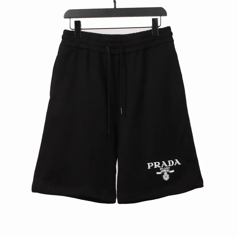 Prada embroidered logo metal triangle Short Pants