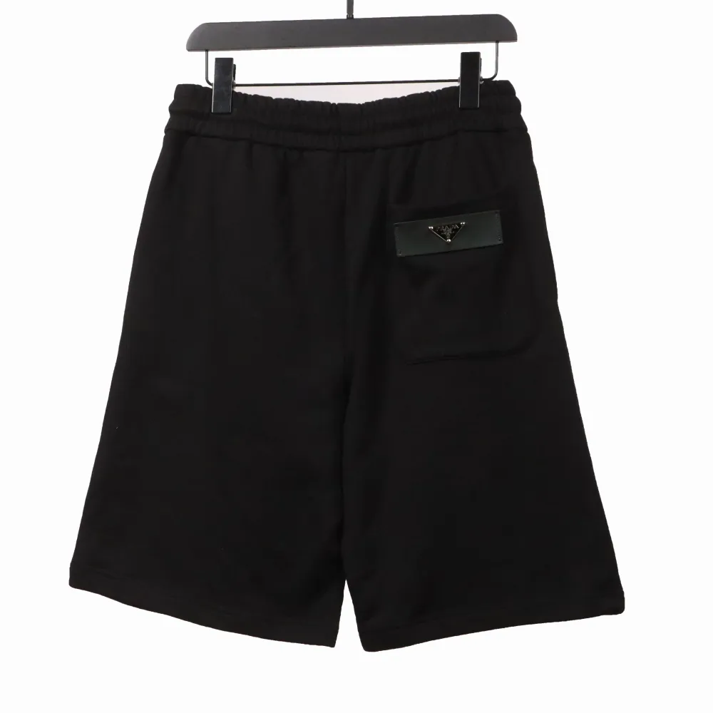  Prada embroidered logo metal triangle Short Pants
