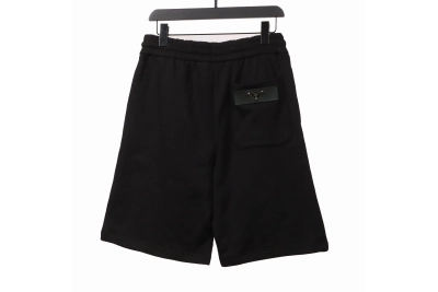 Prada embroidered logo metal triangle Short Pants 02