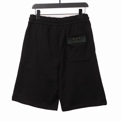 Prada embroidered logo metal triangle Short Pants 02