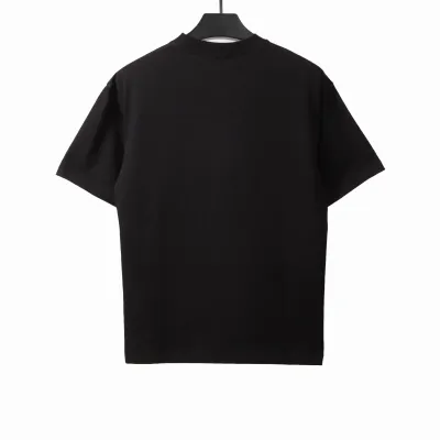  Prada hot diamond letter short sleeves black T-Shirts 02
