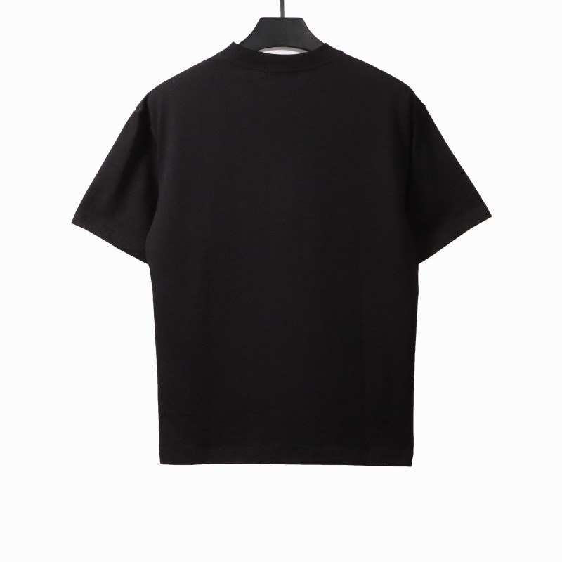 Prada hot diamond letter short sleeves black T-Shirts