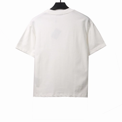 Prada hot diamond letter short sleeves white T-Shirts 02