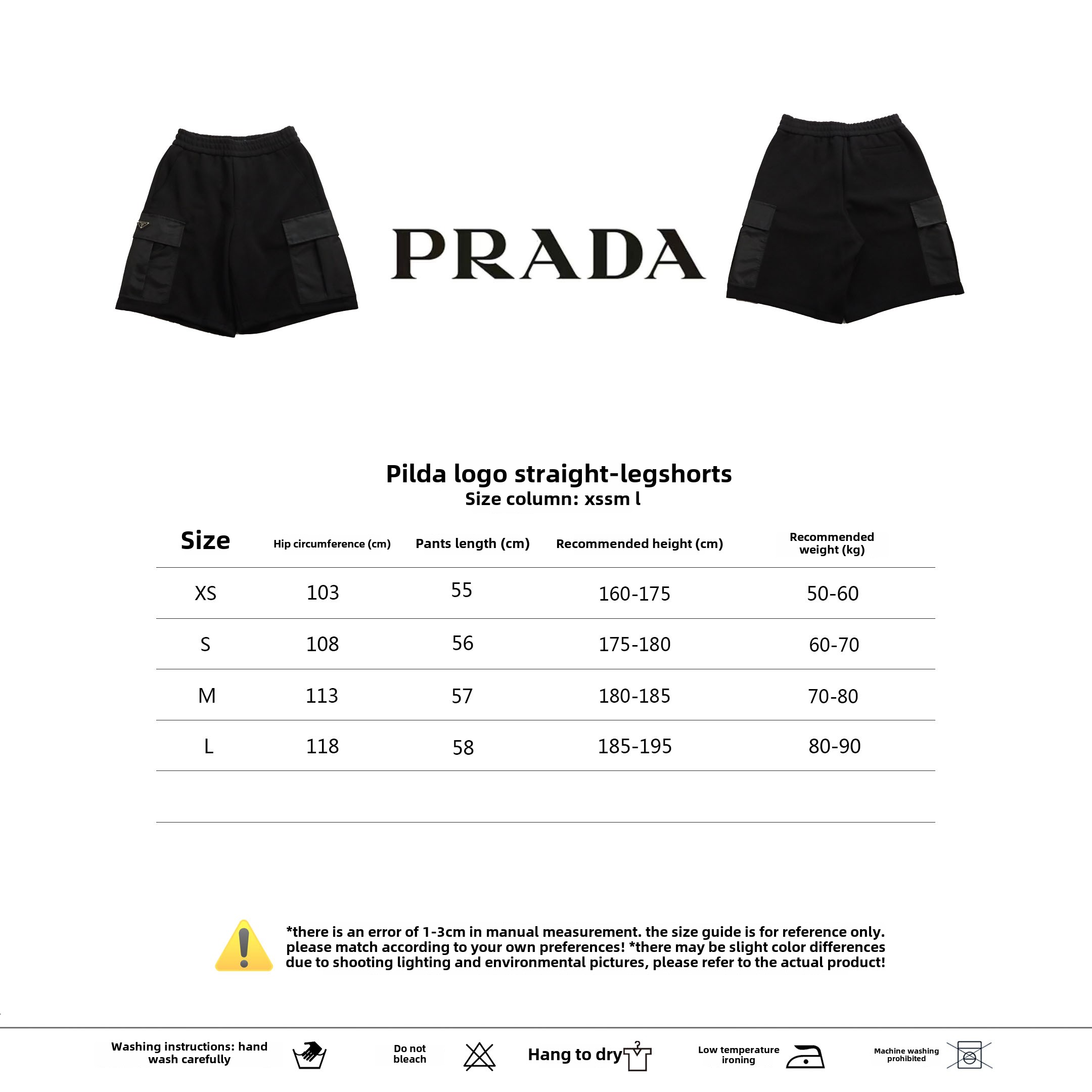 Prada logo straight Short Pants
