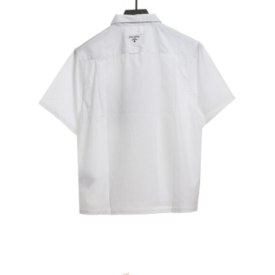 Prada piranha print shirt white T-Shirts 02