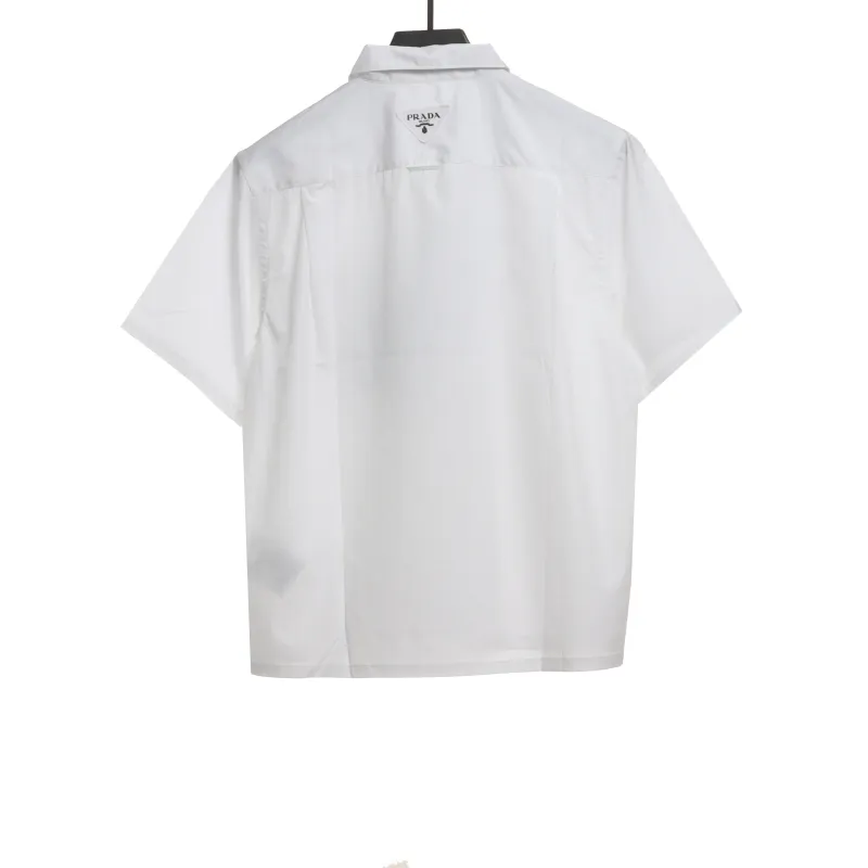  Prada piranha print shirt white T-Shirts