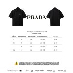 Prada slogan woven short-sleeved shirt Black T-Shirts