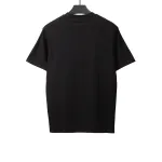 Prada three-dimensional laminated letter short sleeve black T-Shirts