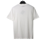 Prada three-dimensional laminated letter short sleeve white T-Shirts