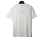  Prada three-dimensional laminated letter short sleeve white T-Shirts