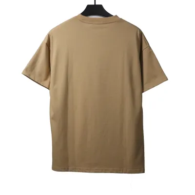  Prada towel letter logo short sleeve khaki T-Shirts 02