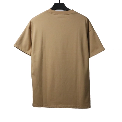 Prada towel letter logo short sleeve khaki T-Shirts 02