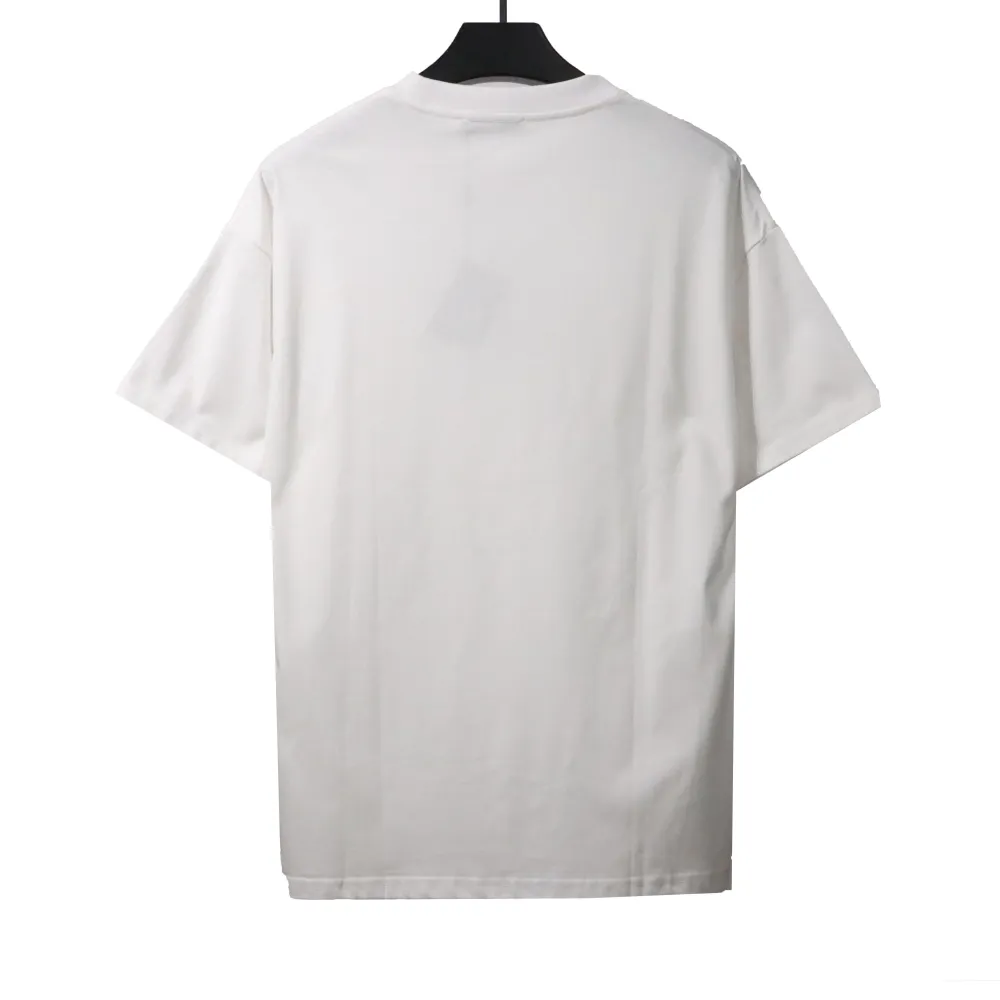  Prada towel letter logo short sleeve white T-Shirts