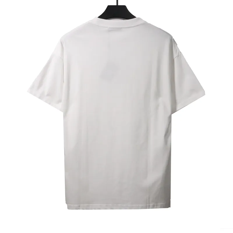  Prada towel letter logo short sleeve white T-Shirts