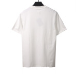 Prada triangle leather logo short sleeve white T-Shirts
