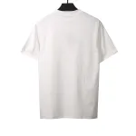  Prada triangle leather logo short sleeve white T-Shirts