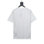 Prada triangle logo color block letter short-sleeved T-shirt white T-Shirts